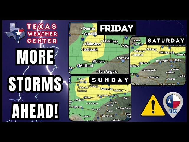 Storms Become a Daily Thing for Texas through End of May