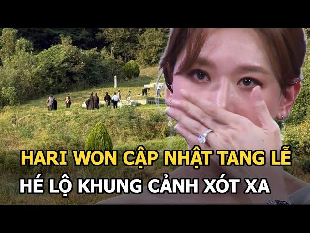 Hari Won cập nhật tang lễ, hé lộ khung cảnh xót xa