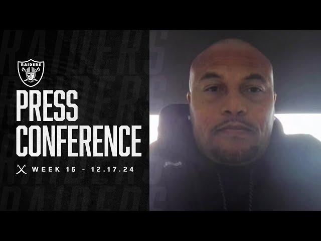 Coach Pierce Presser - 12.17.24 | Raiders | NFL