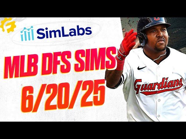 RotoGrinders SimLabs First Look for MLB DFS! (6/20/25)