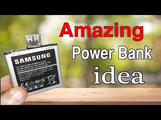 How to Make Power Bank From Old Cell phone Battery - DIY Homemade Power Bank