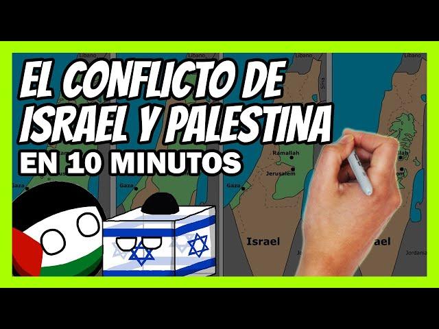  El conflicto de ISRAEL y PALESTINA en 13 minutos | Resumen FÁCIL y RÁPIDO