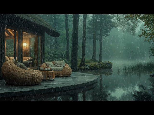 ASMR Rain in Luxury Villa Retreat | Soothing Sleep Sounds to Relieve Stress and Beat Insomnia