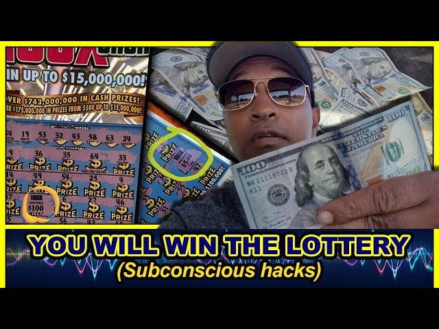 DO THIS AND YOU WILL WIN THE LOTTERY (Subconscious hacks)