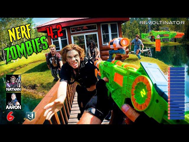 NERF meets Call of Duty ZOMBIES 4.2 | (Nerf Gun First Person Shooter!)