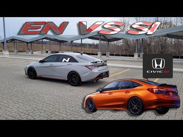 ELANTRA N VS MODIFIED 22 HONDA CIVIC SI