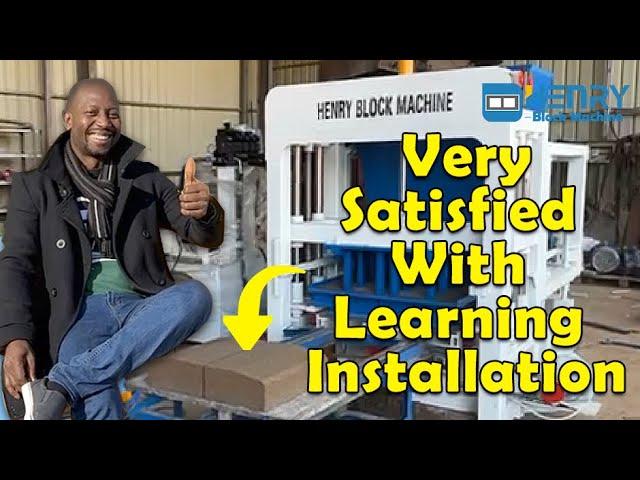 Part 3 of automatic concrete block making machine installation manual book guide for all customers