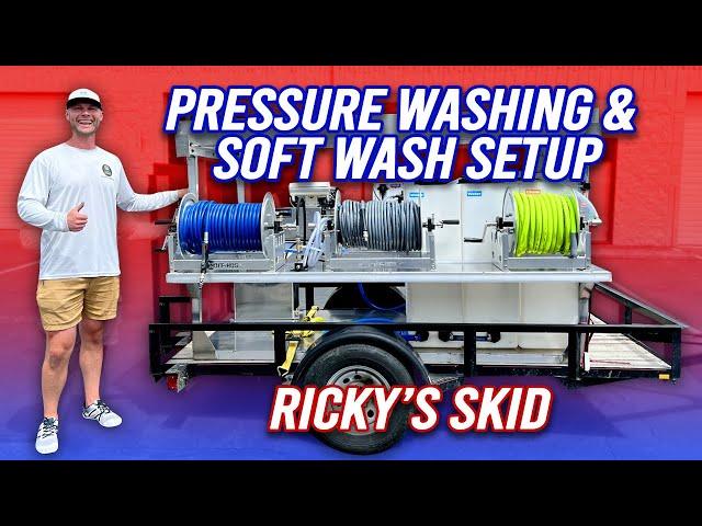 Pressure Washing & Soft Wash Setup | Ricky’s Skid