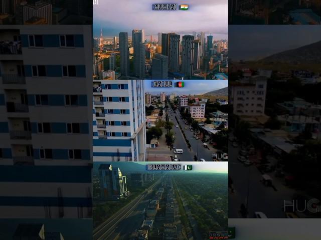 Mumbai  vs Kabul  Vs Islamabad  #india #afganistan#nightveiw #asiancities #skyskepars#india