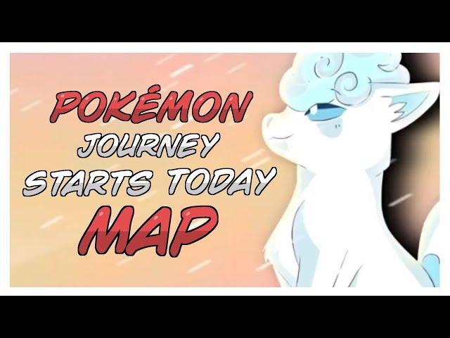 The Journey Starts Today || COMPLETE Pokémon MAP