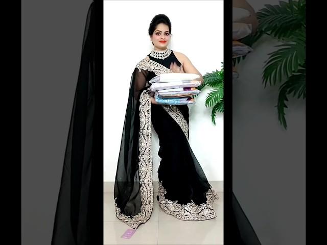 Meesho Saree Haul| MEESHO latest Saree Haul| Viral jimmychoo Georgette/teej/SilkSaree #meeshosaree
