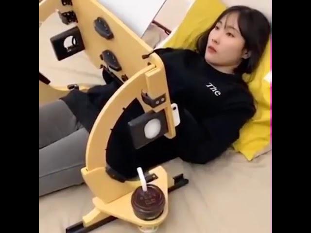 누워서 공부 노트북 태블릿 침대 거치대 꽂이 맥북 선반 스탠드 나무