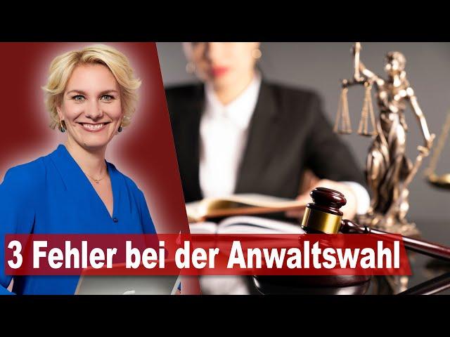 3 Fehler bei der Suche eines Anwalts / einer Anwältin | Rechtsanwältin Nicole Mutschke