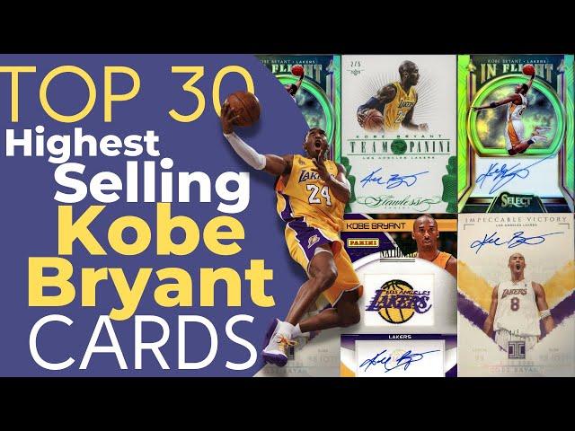 Top 30 Most Valuable Kobe Bryant Cards (Ungraded Only)