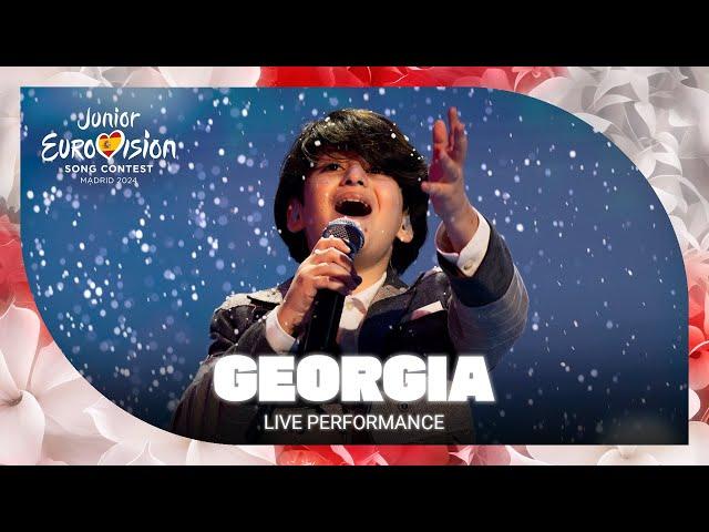 Andria Putkaradze - To My Mom (LIVE) | Georgia  | Junior Eurovision 2024 | #JESC2024