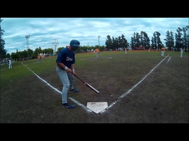 Como se ve el Rise Ball de Erick Chaparro desde el catcher - Softbol