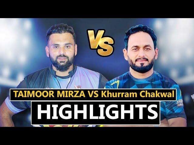 TAIMOOR MIRZA VS KHURRAM CHAKWAL || TAPE BALL CRICKET LAHORE TSL || TAMOUR MIRZA