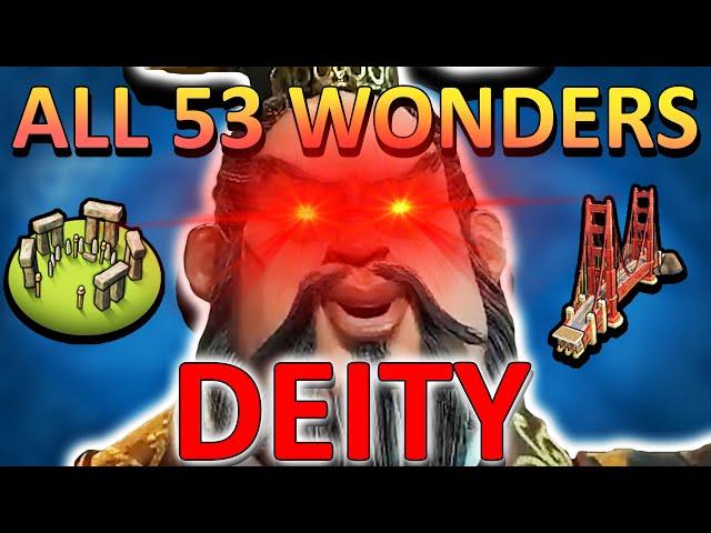 I built EVERY Wonder in Civ 6 on the HARDEST difficulty in one single game.