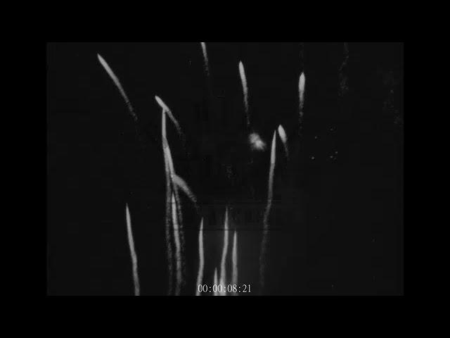 Black and White Fireworks, 1950s - Archive Film 1067812