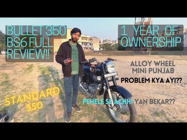 BULLET BS6 Review | Mini punjab Exhaust sound | 1 Year of Ownership |  Kya problem ayi??