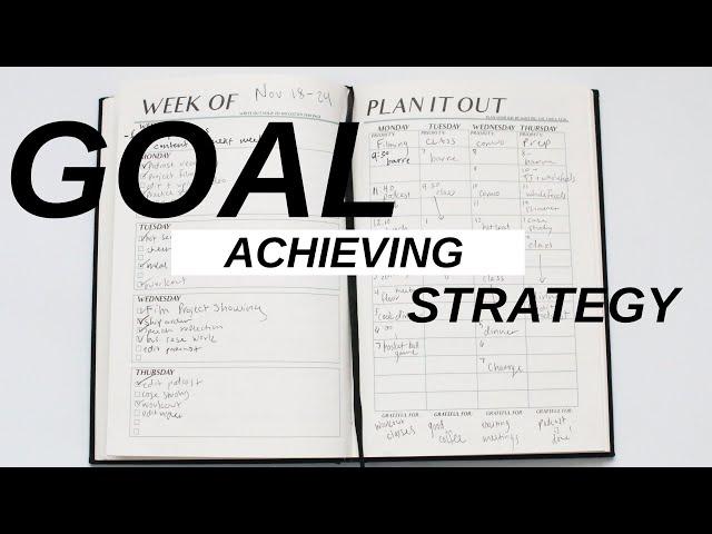 How I Set My Goals for 2020 to ACTUALLY Achieve Them