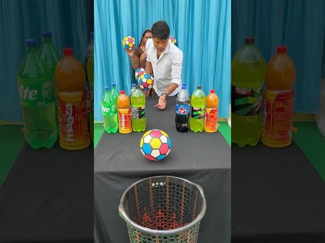 Best football ️ roll win cold drinks family challenge #shorts #game