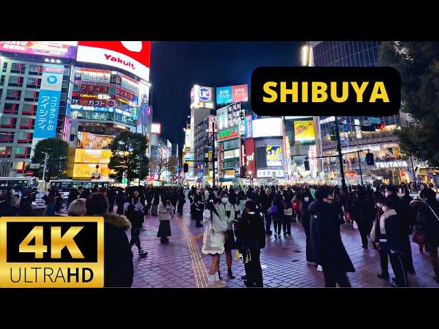 TOKYO, JAPAN  [4K] SHIBUYA — 1 HOUR Walking Tour