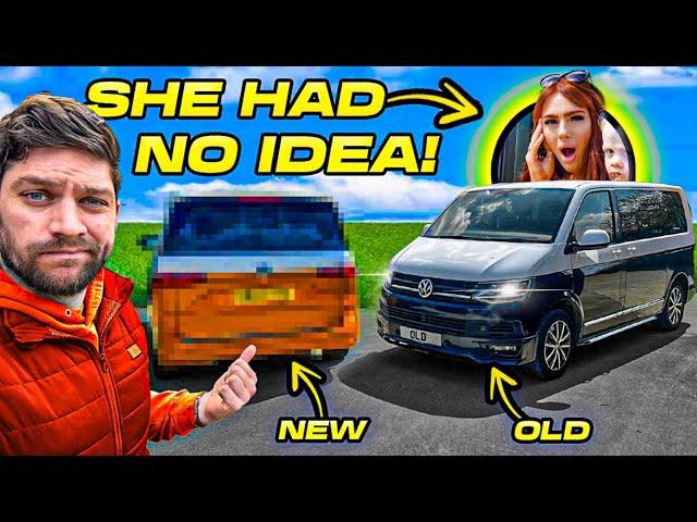 I SURPRISED MY WIFE WITH A NEW VW CARAVELLE!...