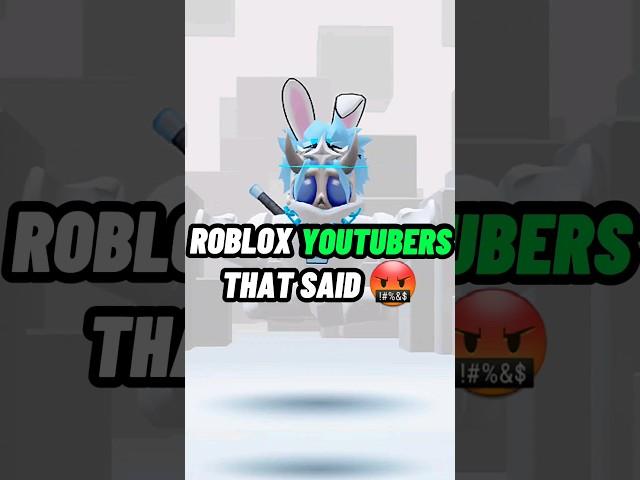 Roblox Youtubers Says *BAD* Words...