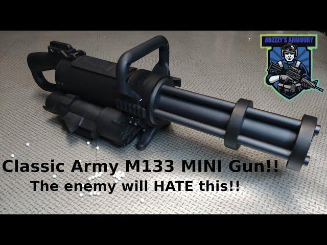 Classic Army M133 Mini Gun - Gun Cam!! This is going to Hurt!!