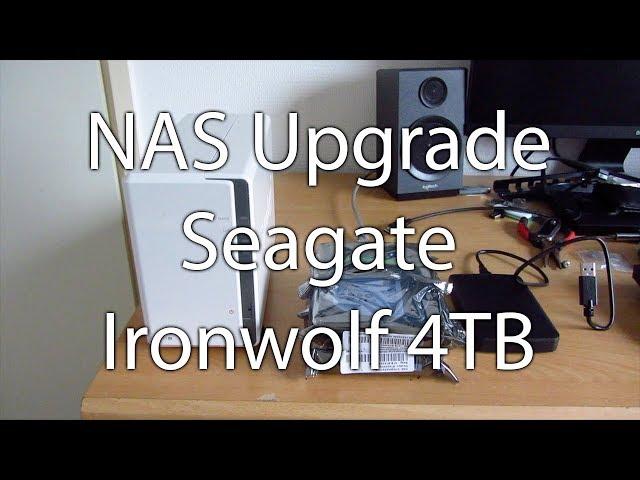 Synology DS215j Upgrade - Seagate Ironwolf 4TB Drives