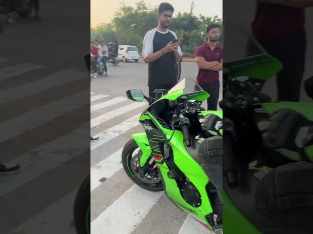 Zx10r sc project loud exhaust sound public reaction #zx10r #scproject #bmws1000rr #hayabusa