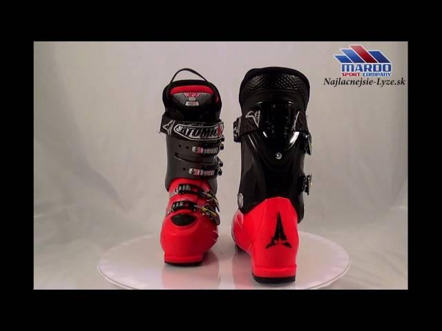 lyziarky ATOMIC M 110, RED black, anatomic sport fit, canting, comfort auto asymetrical liner,