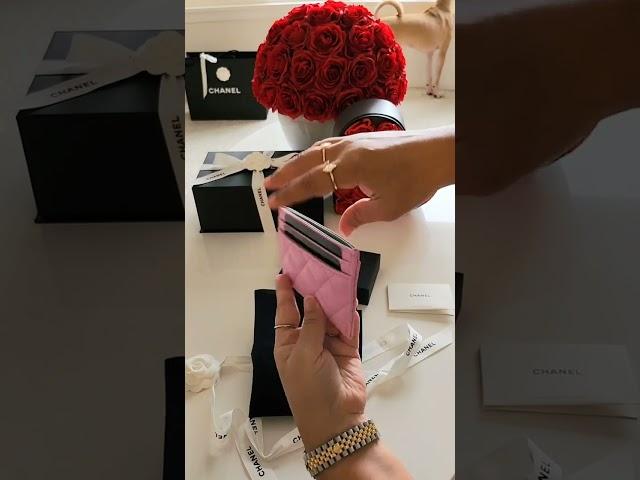 Chanel 23P Pink Cardholder Unboxing Video