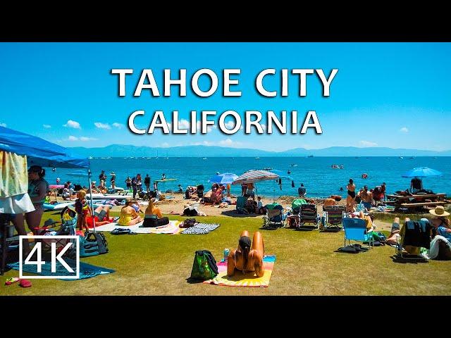 [4K] Tahoe City - California - Walking Tour