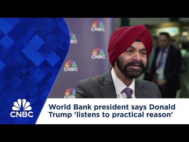 World Bank president says Donald Trump 'listens to practical reason'