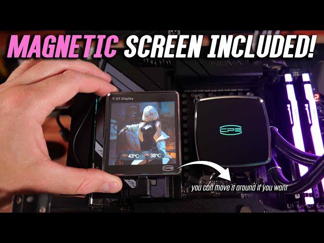 $250 AIO With a Magnetic LCD?! CPS PCCooler DT360 Tested