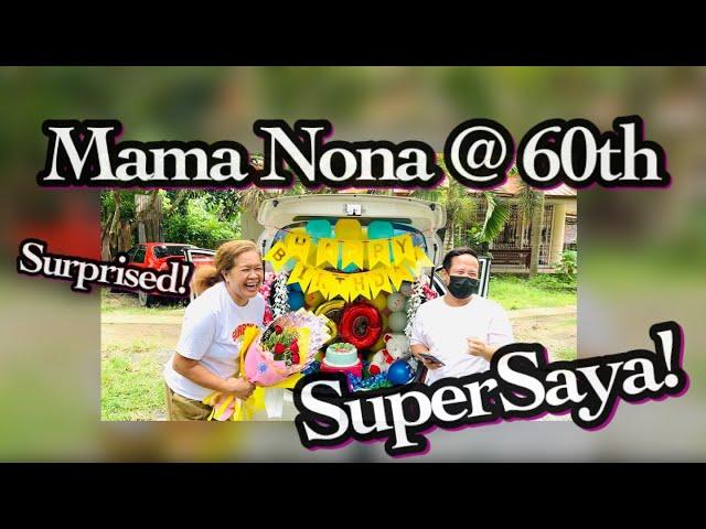 Mama Nona at 60th Birthday Surprised By Tonton Moments | 8.31.2021 | Alaminos Laguna