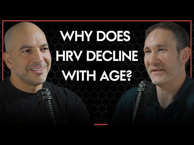 Why does heart rate variability (HRV) decline with age? | Peter Attia and Joel Jamieson