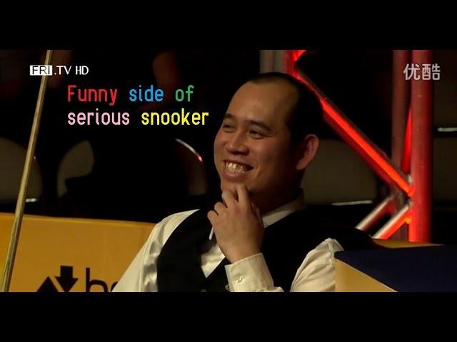 Funny side of serious snooker