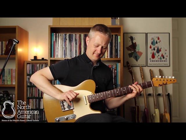 Macmull T Classic Electric Guitar Played By Stuart Ryan Gold