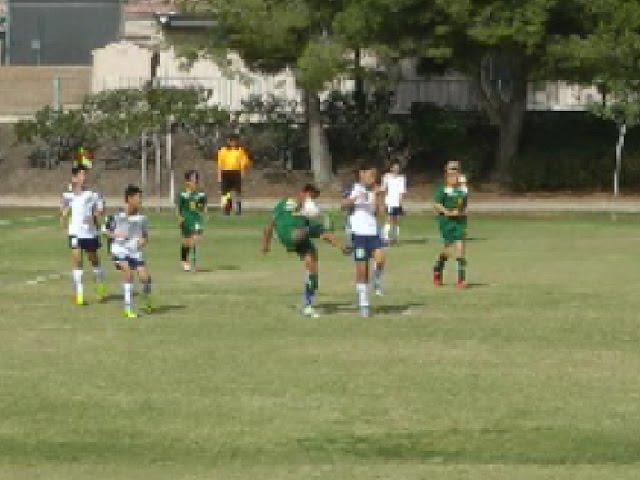 Kevin's amazing goal! AYSO Lake Forest U12B Extra (11/12/16)