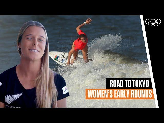 Women’s Early Rounds | Road to Tokyo: Surfing - The Qualifier Stories