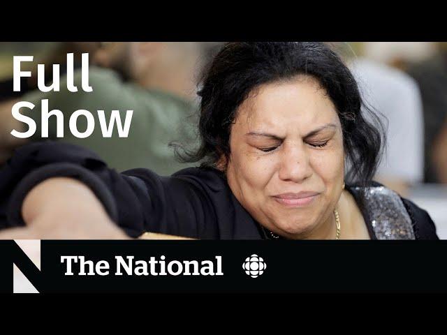 CBC News: The National | Deadly Egypt fire, Preserving B.C. reefs, Sunflower selfies