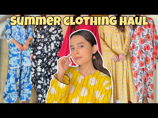 *Cute* Summer Clothing Haul // farshi shalwar, printed lawn, vibrant colors!!