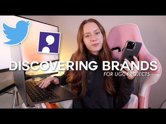 websites to FIND UGC BRANDS to work with! | finding clients for UGC content creation projects