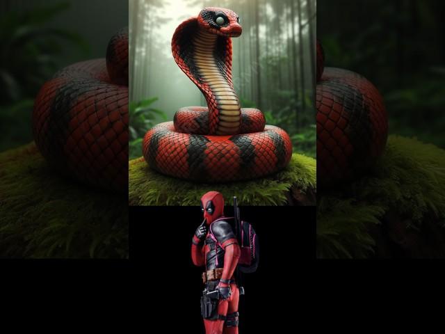 marvel & dc superheroes but snake #shorts