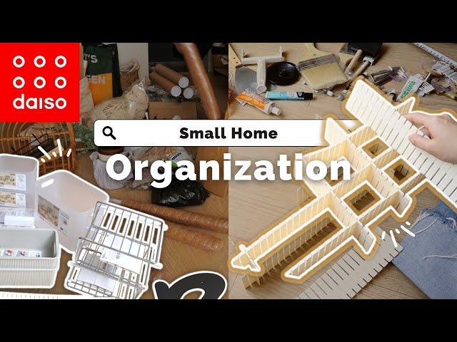 Small Storage Organization | Organizing my apartment on a budget w/ Daiso + tips & ideas