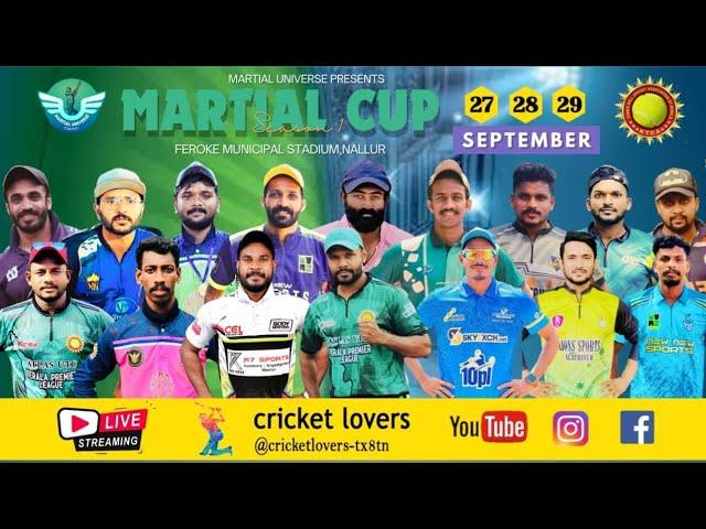 MARTIAL CUP 2024 || DAY 3 || CRICKET LOVERS || LIVE