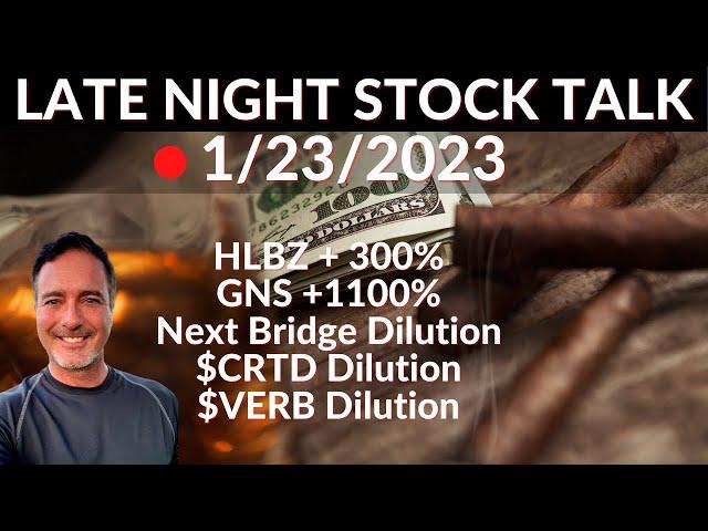 Late Night Stock Chat LIVE 1/23/23 w/Tony Denaro & Guest Mediocre Trader